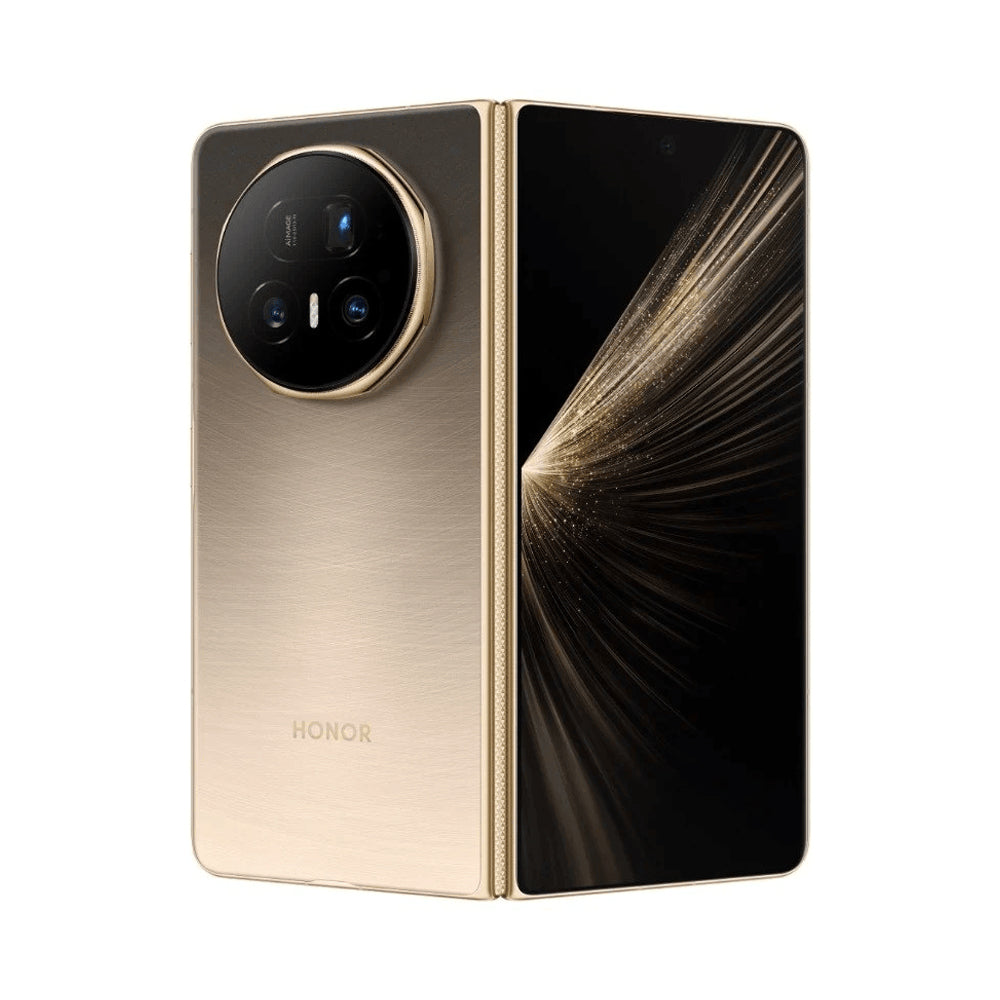 هاتف Honor Magic V5 قابل للطي 5G، شاشة 7.95 بوصة، 512 جيجابايت تخزين و 16 جيجابايت رام | ذهبي هاتف Honor Magic V5 قابل للطي 5G، شاشة 7.95 بوصة، 512 جيجابايت تخزين و 16 جيجابايت رام | ذهبي